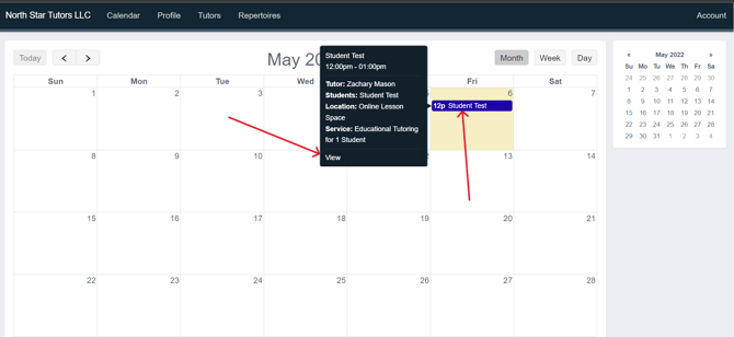 Screenshot getting into session